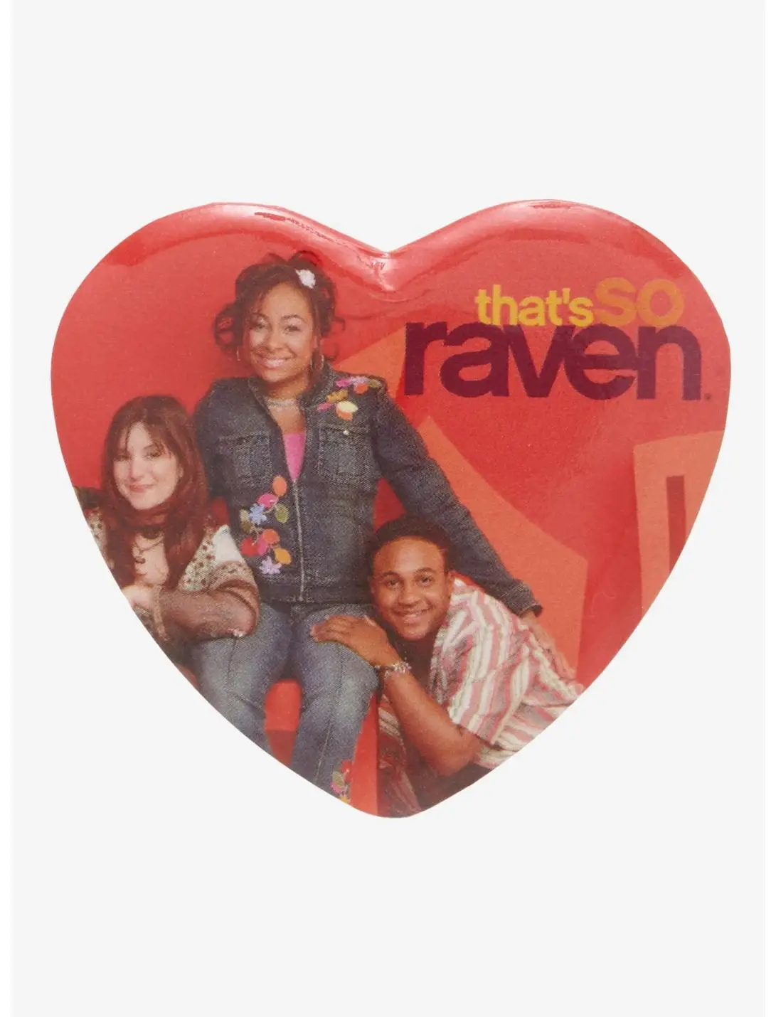 Disney That's So Raven Heart Button Pin