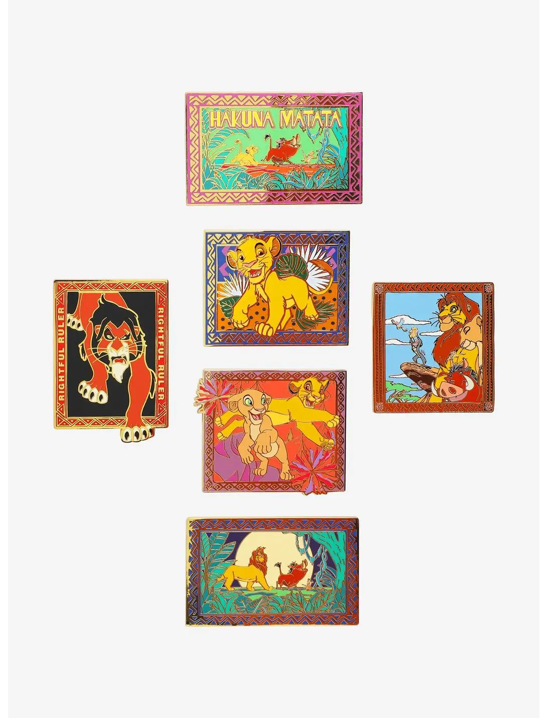 Disney The Lion King Framed Blind Box Enamel Pin