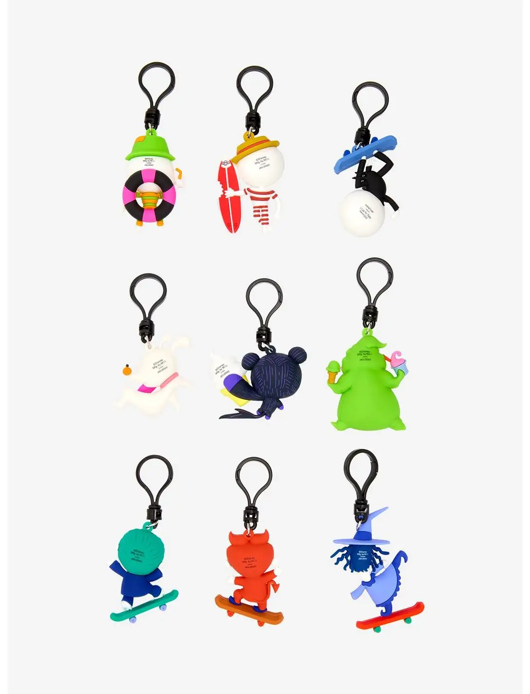 Disney The Nightmare Before Christmas Summer Series 10 Blind Bag Figural Bag Clip