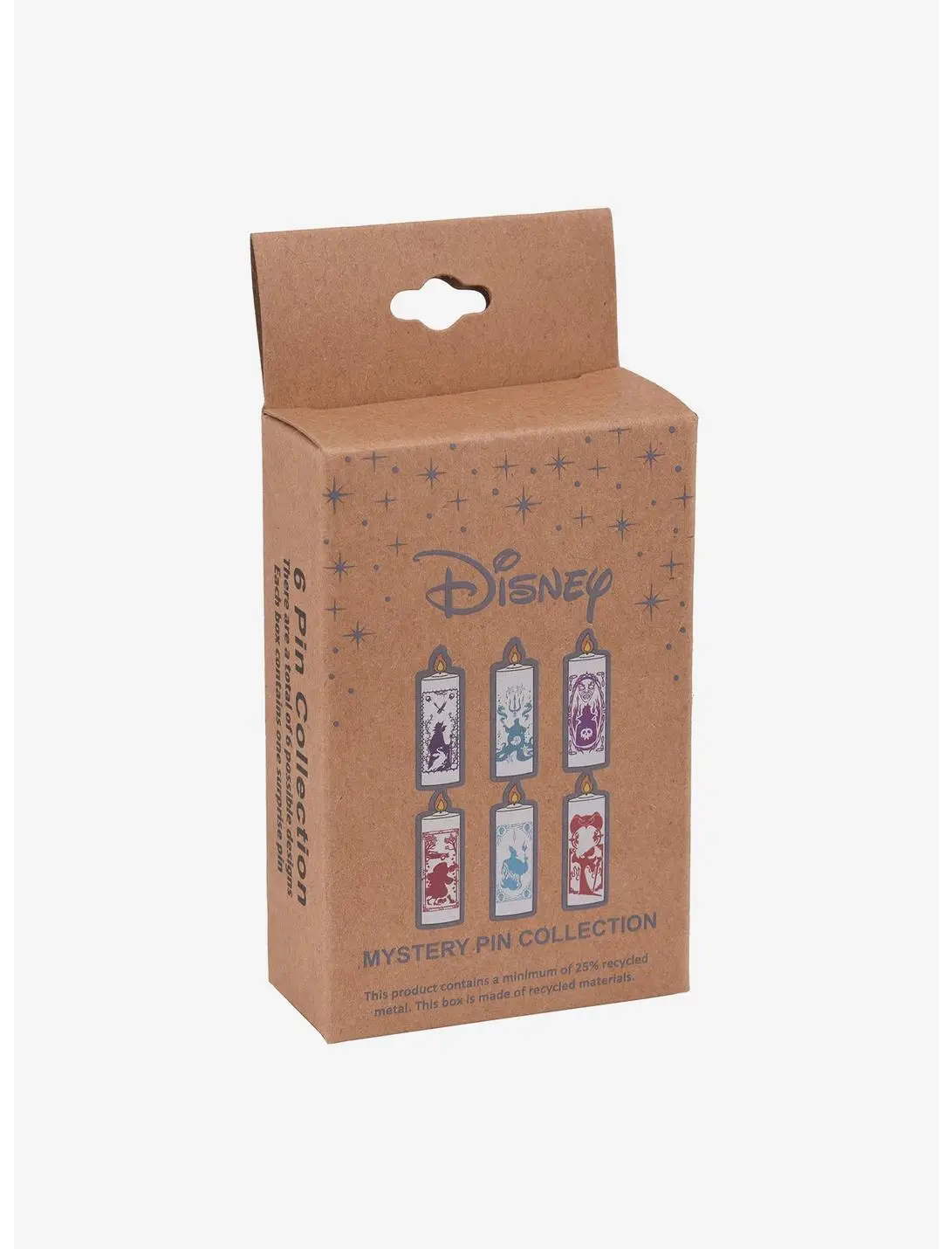 Disney Villains Silhouette Candle Blind Box Enamel Pin - BoxLunch Exclusive