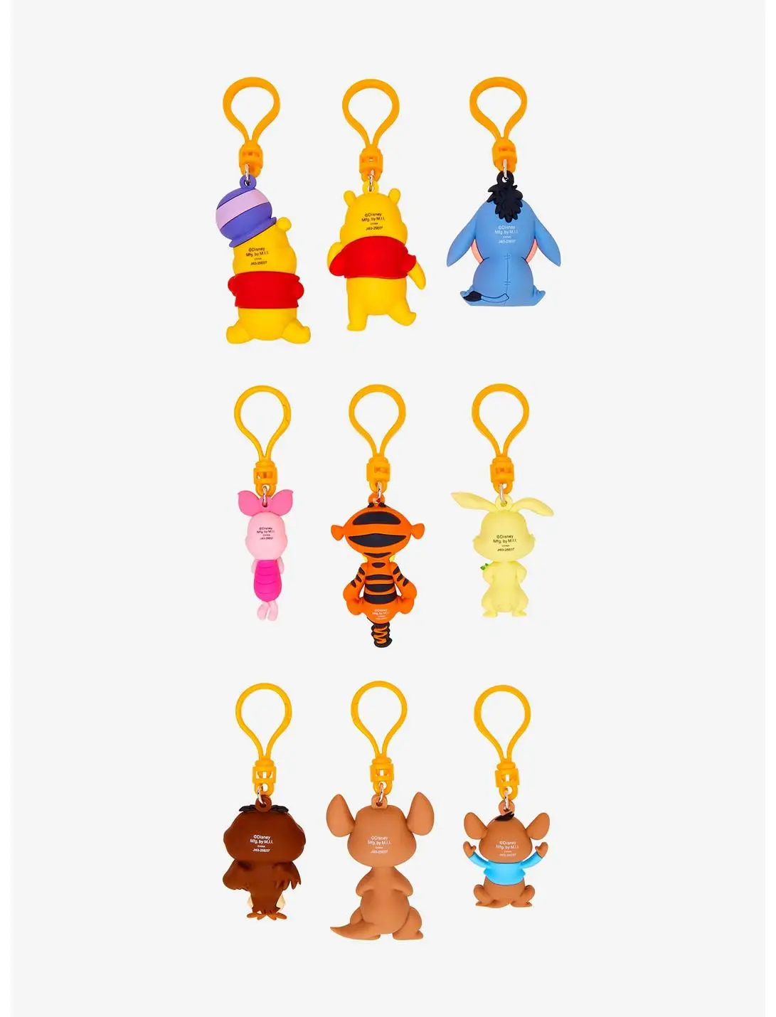 Disney Winnie the Pooh Characters Blind Bag Figural Bag Clip