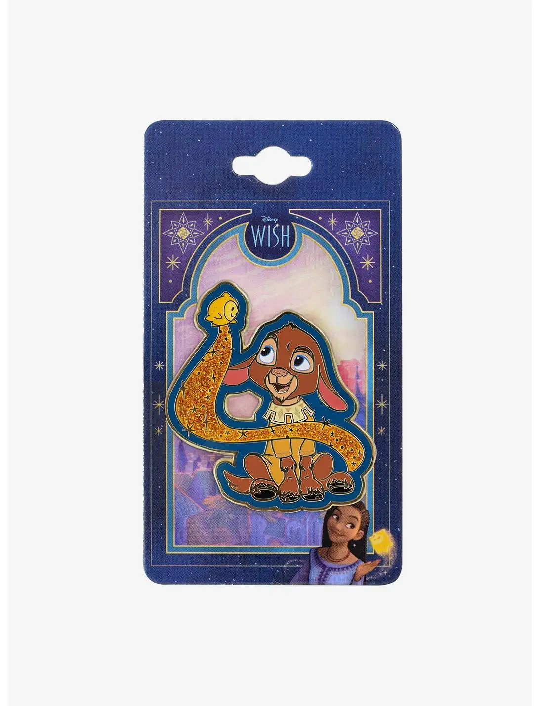 Disney Wish Valentino and Star Glittery Enamel Pin - BoxLunch Exclusive