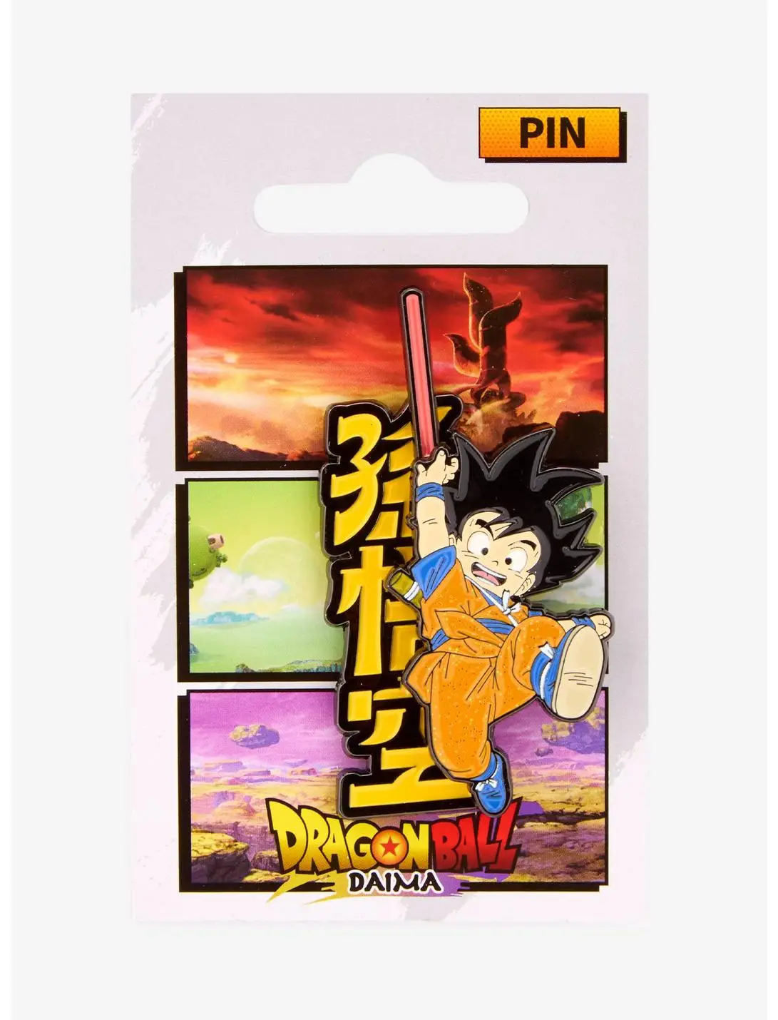 Dragon Ball Daima Goku Spinning Enamel Pin