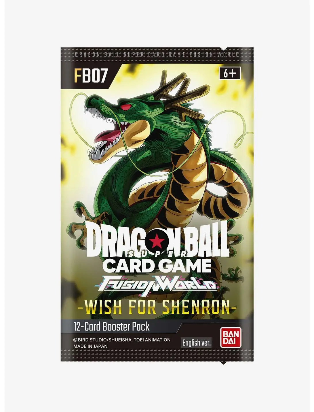 Dragon Ball Super Card Game Fusion World Wish For Shenron Booster Pack