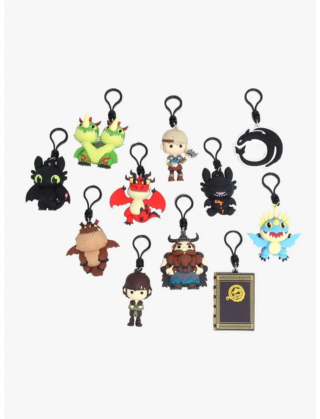 DreamWorks How to Train Your Dragon Characters Blind Bag Figural Bag Clip