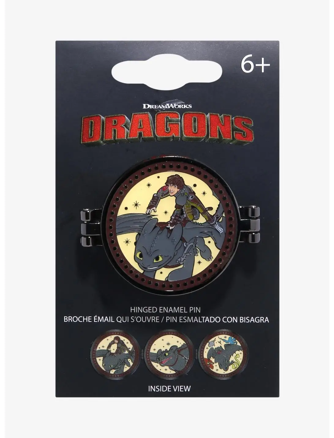 DreamWorks How to Train Your Dragon Hinged Multi Portrait Enamel Pin — BoxLunch Exclusive
