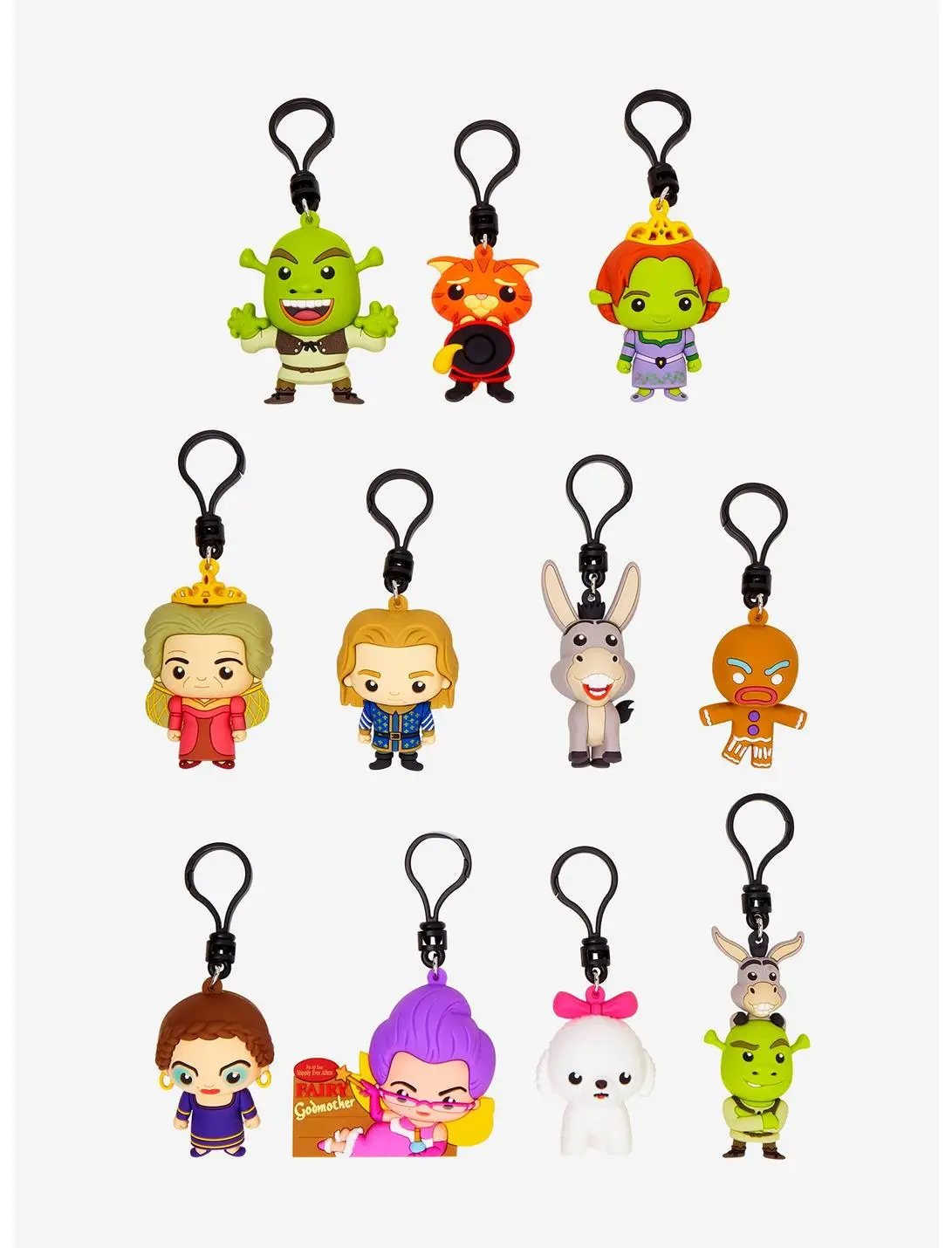 DreamWorks Shrek 2 Characters Blind Bag Figural Bag Clip