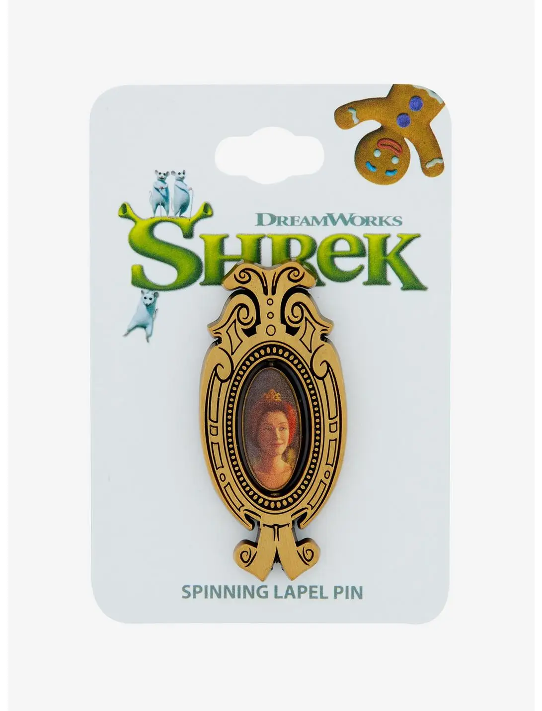 DreamWorks Shrek Fiona Magic Mirror Spinning Enamel Pin — BoxLunch Exclusive