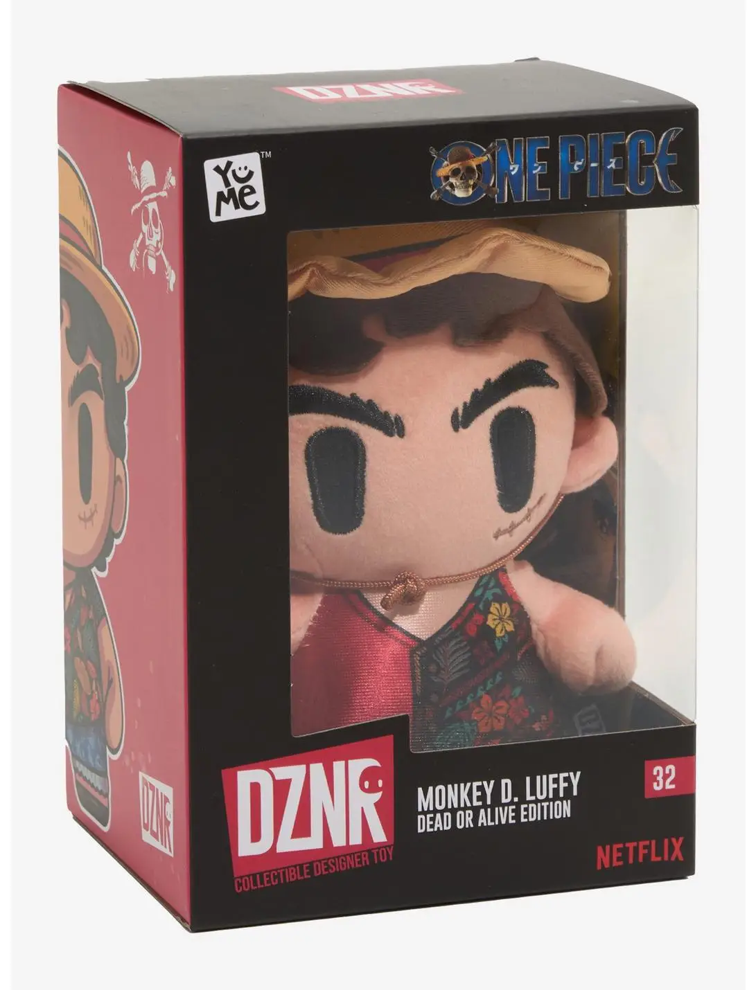 DZNR One Piece Monkey D. Luffy Dead or Alive Edition 7 Inch Plush