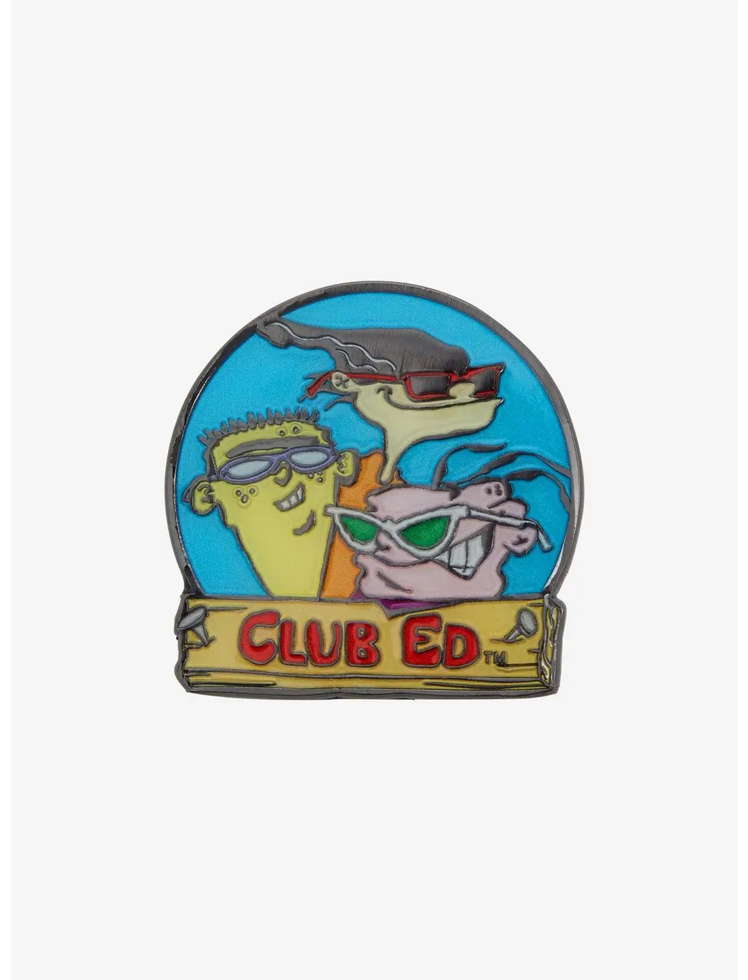 Ed, Edd n Eddy Club Ed Group Portrait Enamel Pin - BoxLunch Exclusive