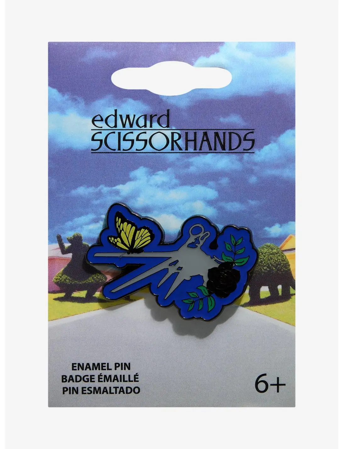 Edward Scissorhands Butterfly Enamel Pin — BoxLunch Exclusive