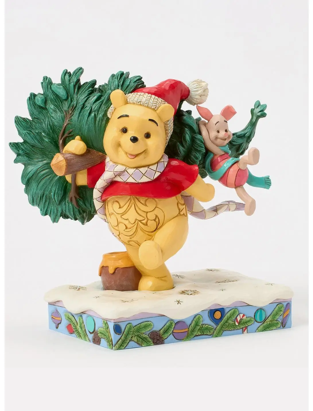 Enesco Disney Winnie the Pooh Traditions Pooh Bear Christmas Tree Figure