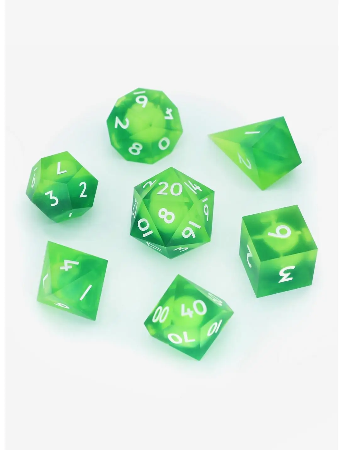 Everything Dice Gelatinous Cube Chonk Dice Set
