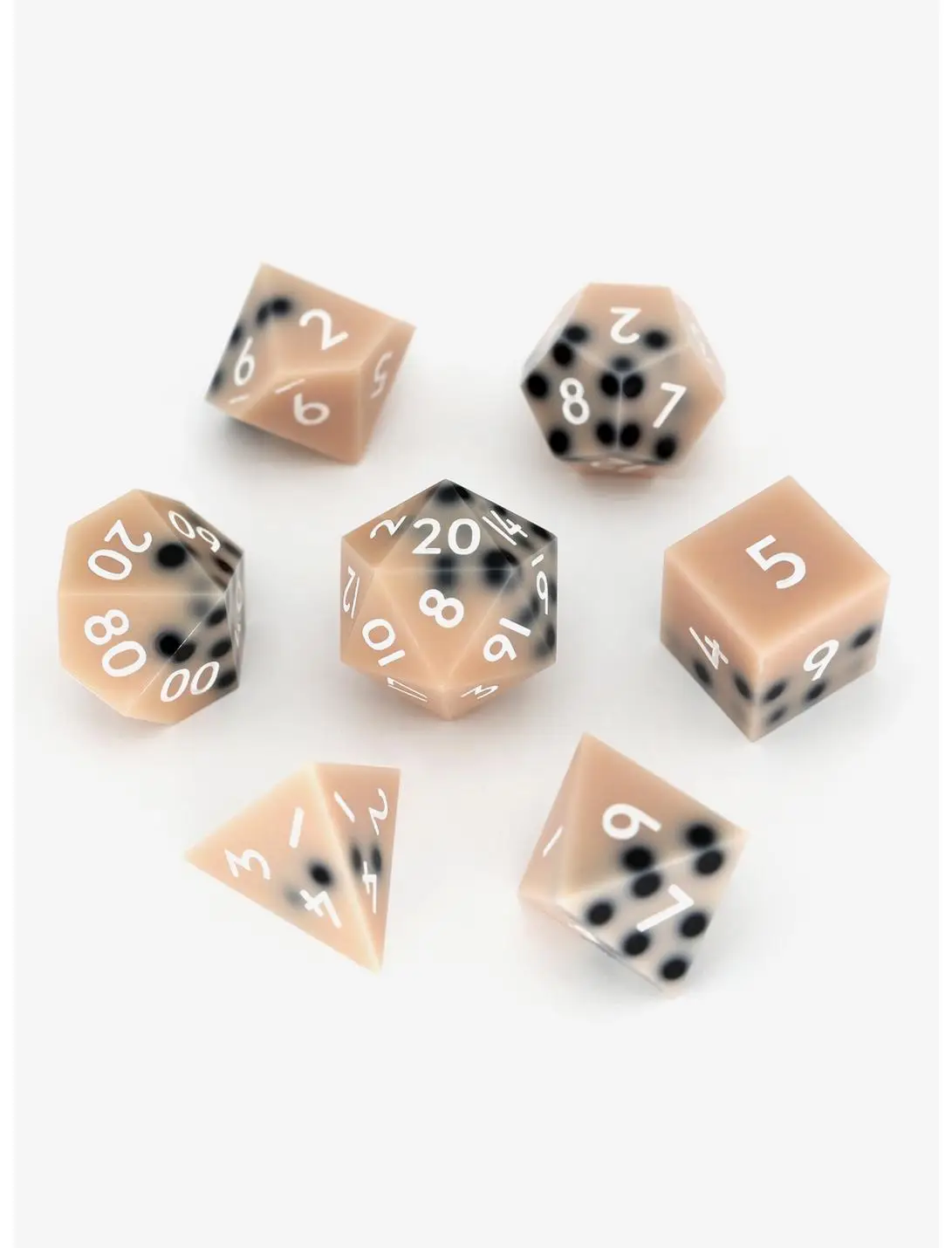 Everything Dice Milk Tea Boba Dice Set