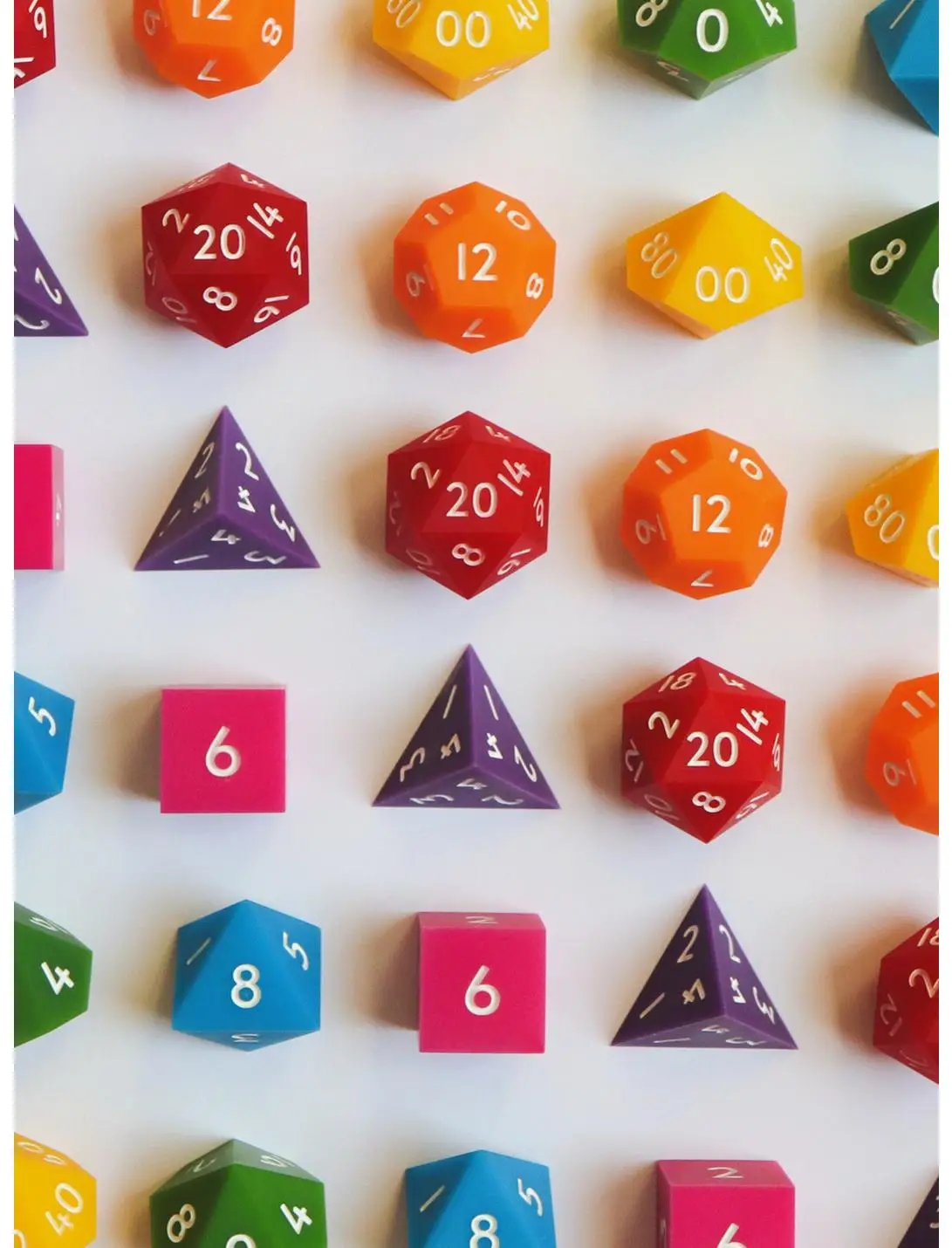 Everything Dice Rainbow Classic Dice Set