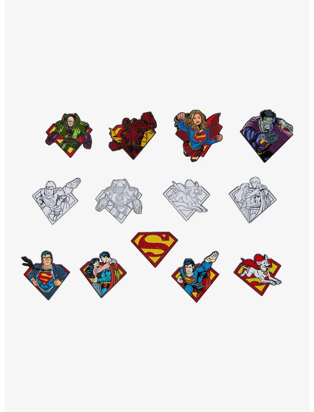 FiGPiN DC Comics Superman Characters Blind Box Enamel Pin