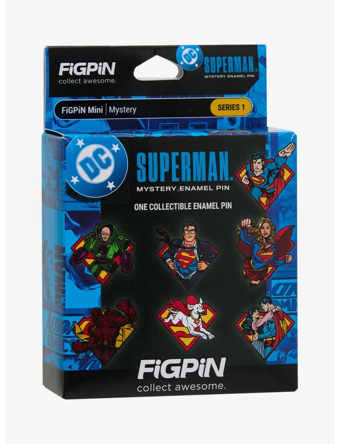 FiGPiN DC Comics Superman Characters Blind Box Enamel Pin