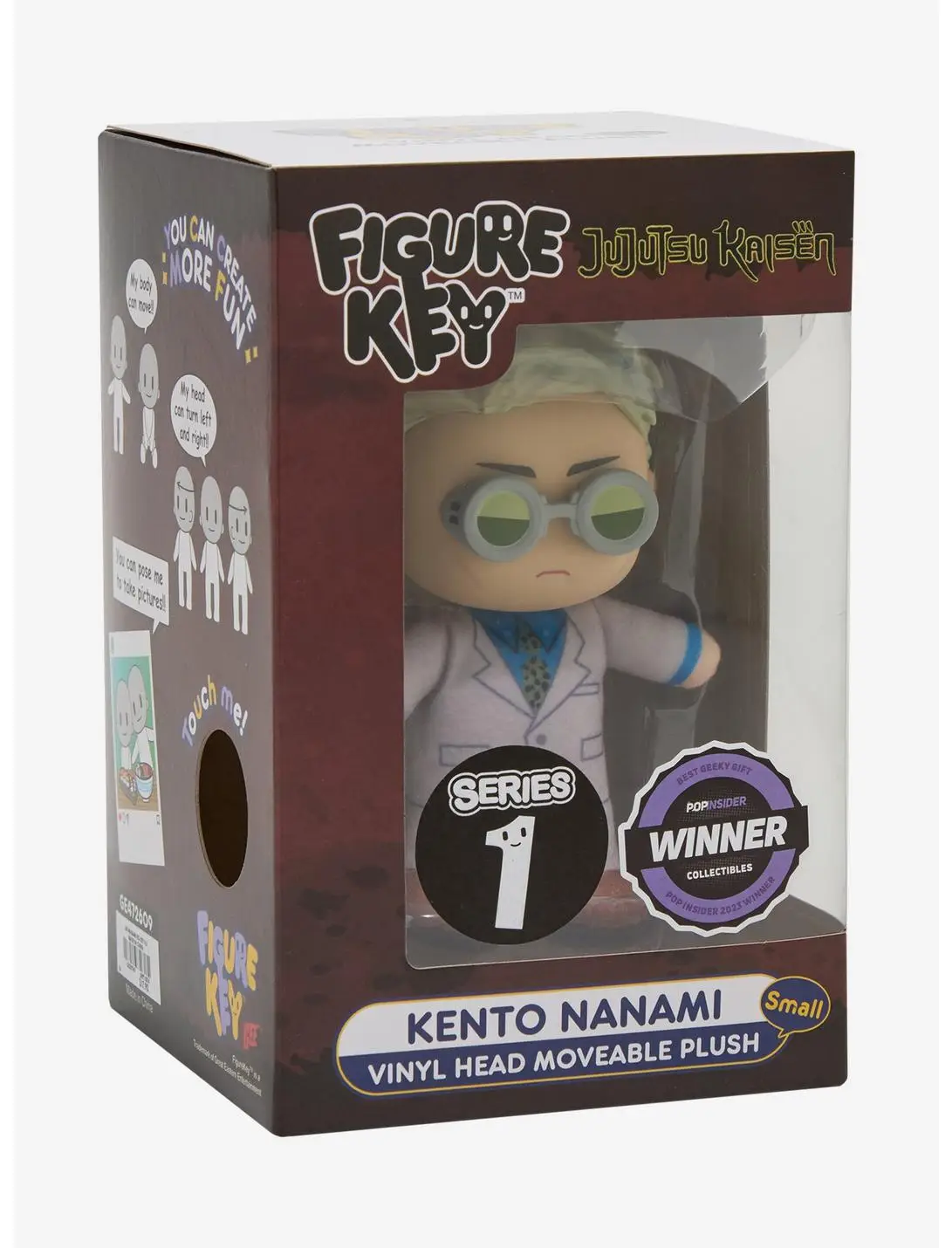 Figure Key Jujutsu Kaisen Kento Nanami Poseable 8 Inch Plush