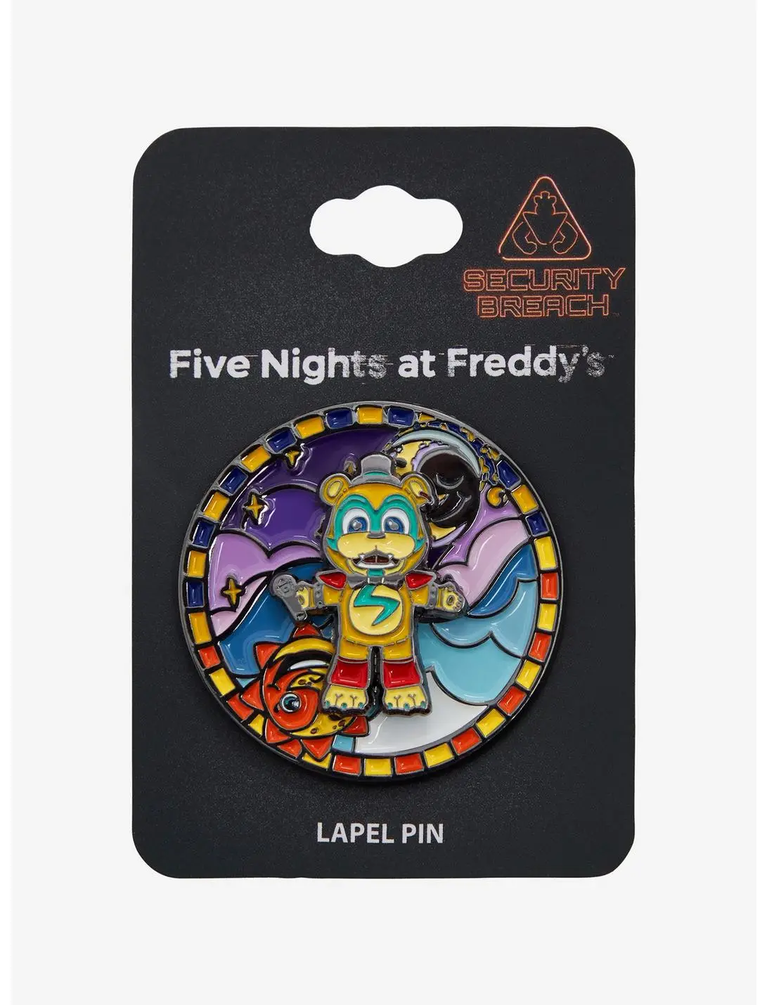 Five Nights at Freddy's: Security Breach Glamrock Freddy Spinning Enamel Pin - BoxLunch Exclusive