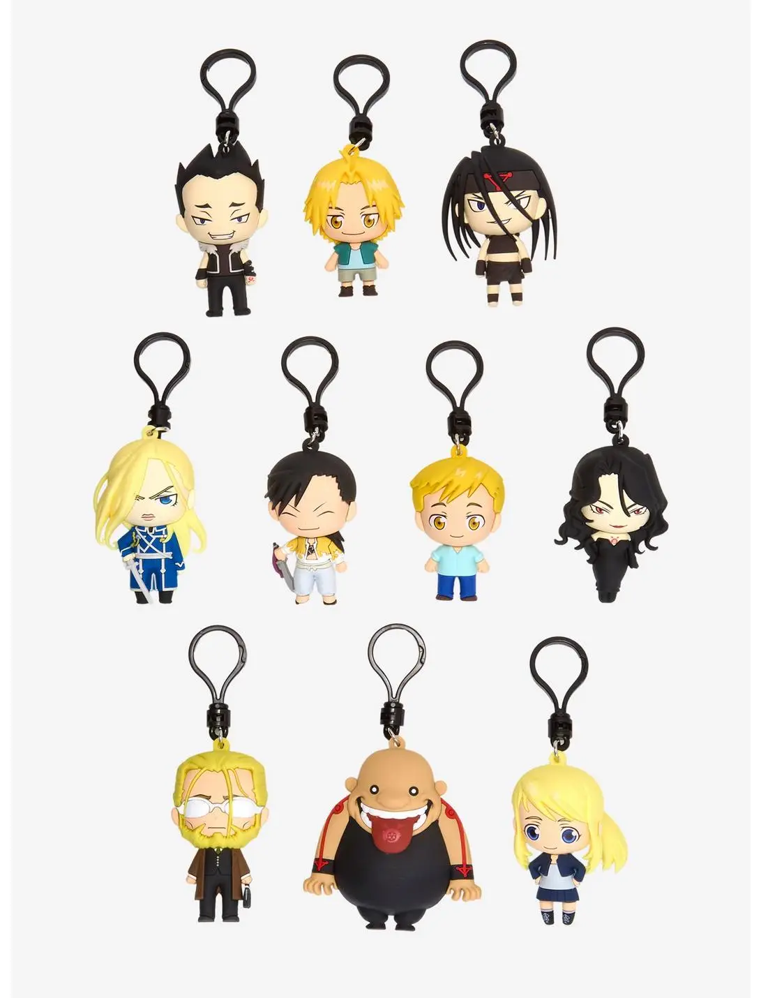 Fullmetal Alchemist: Brotherhood Characters Blind Bag Figural Bag Clip
