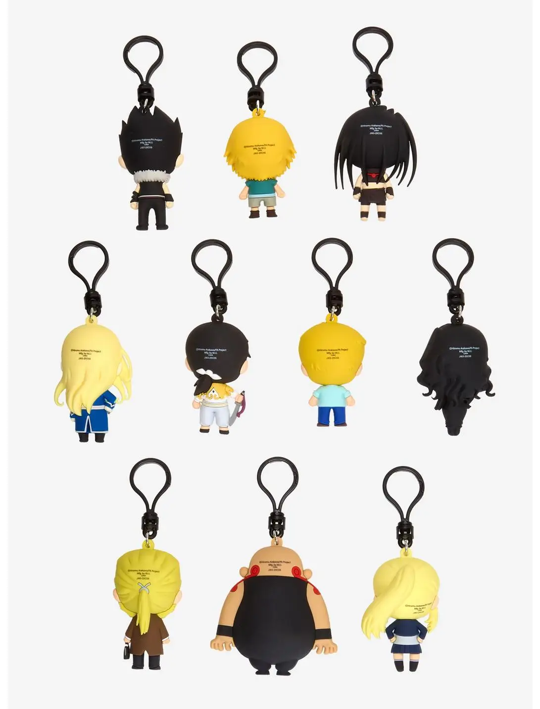 Fullmetal Alchemist: Brotherhood Characters Blind Bag Figural Bag Clip