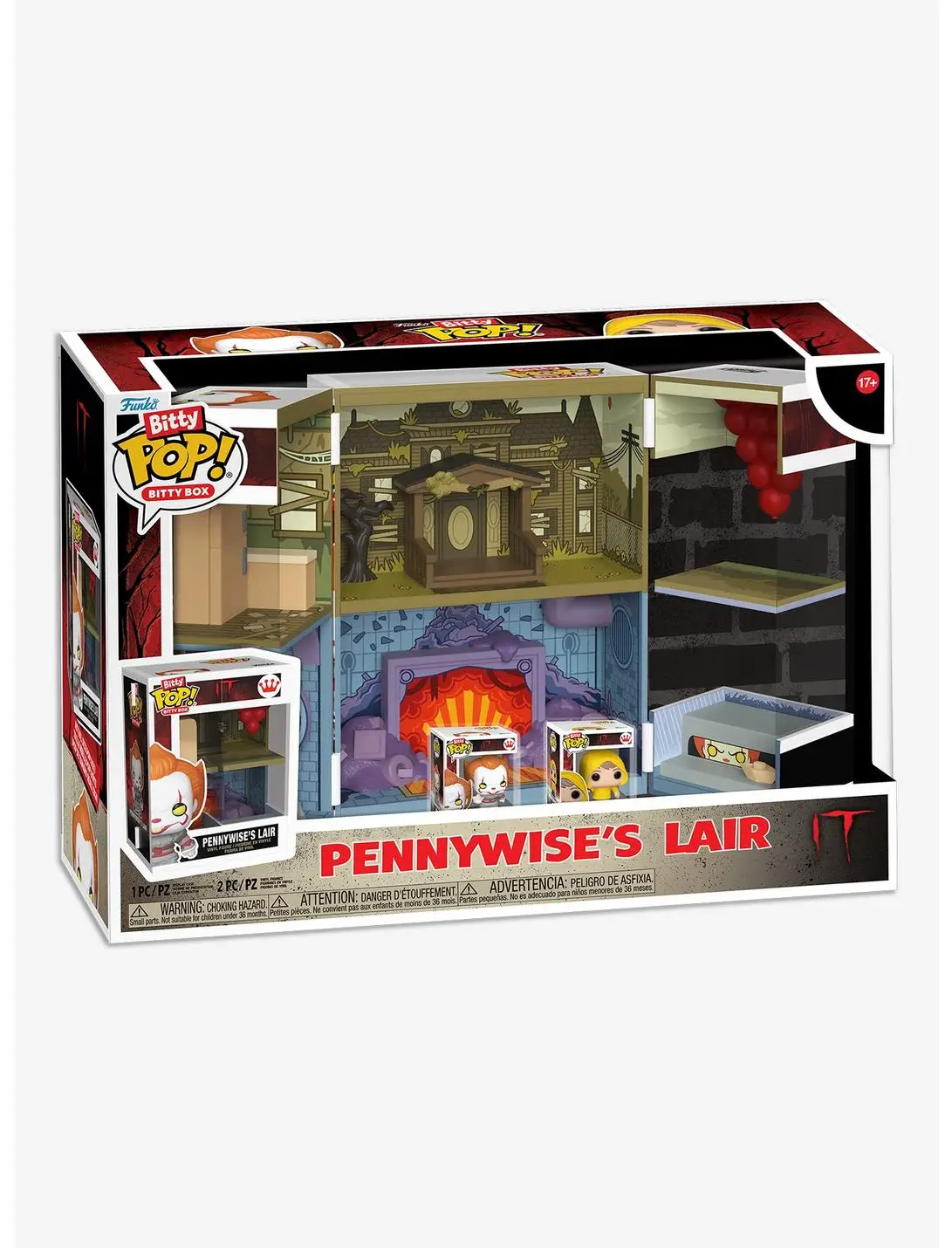 Funko Bitty Pop! Bitty Box It Pennywise's Lair Mini Figure Display