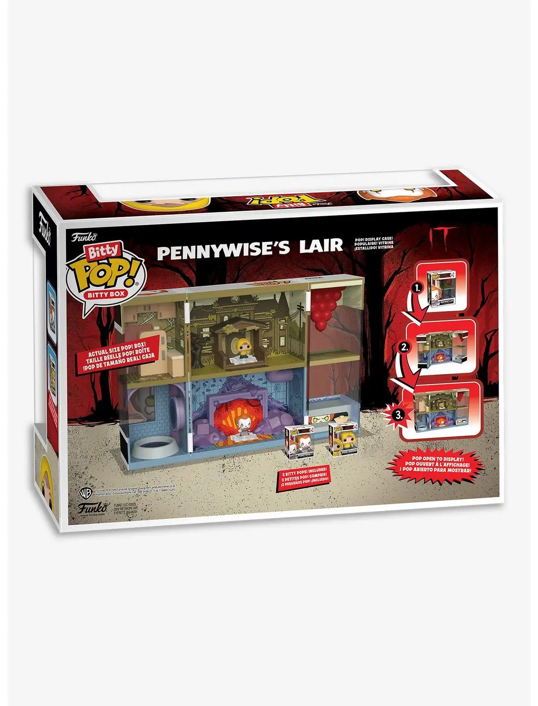 Funko Bitty Pop! Bitty Box It Pennywise's Lair Mini Figure Display