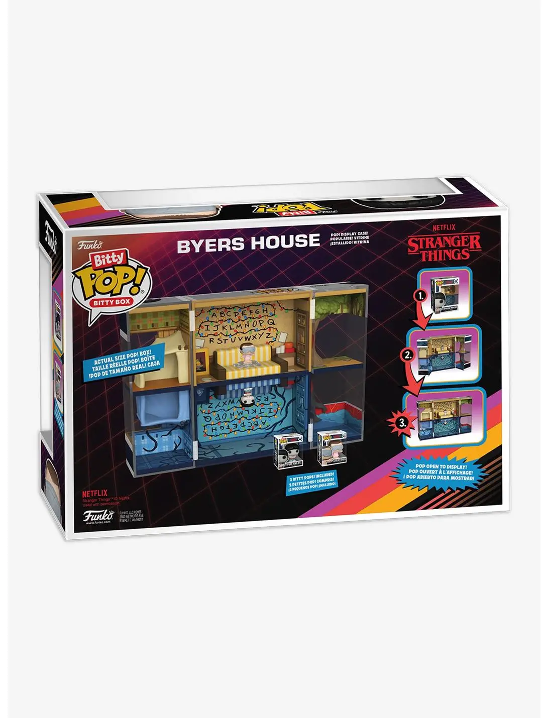 Funko Bitty Pop! Bitty Box Stranger Things Byers House Mini Figure Display