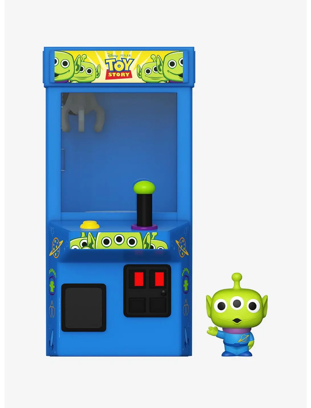 Funko Bitty Pop! Disney Pixar Toy Story Alien Glow-in-the-Dark Mini Figure Arcade Display