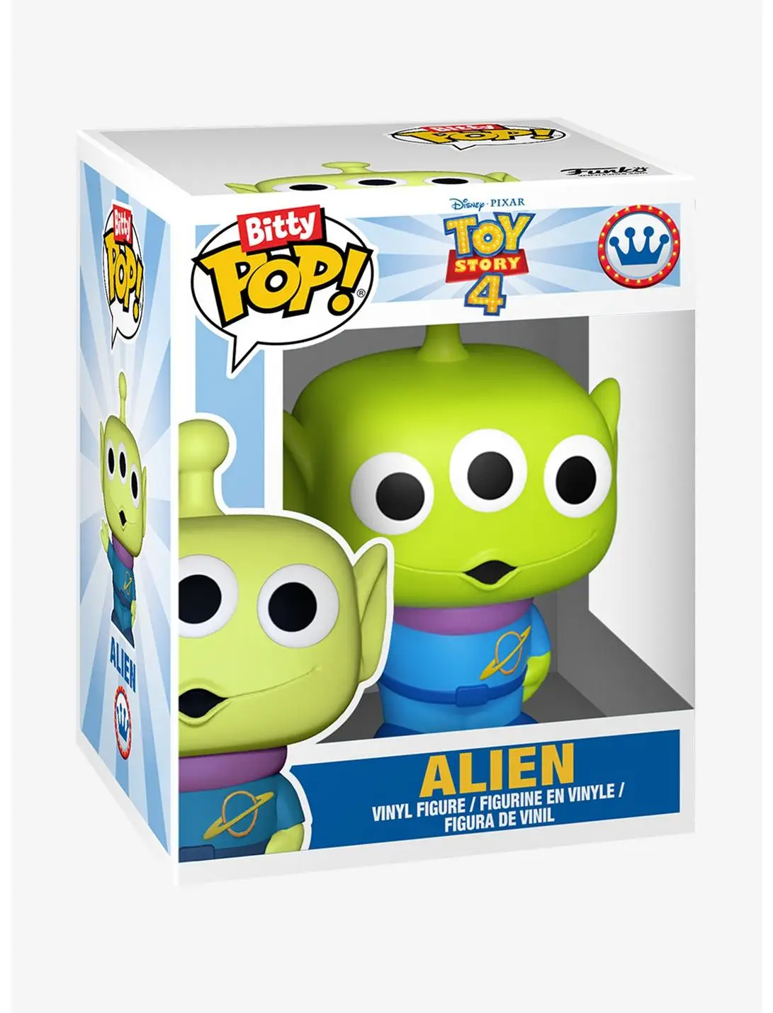 Funko Bitty Pop! Disney Pixar Toy Story Alien Glow-in-the-Dark Mini Figure Arcade Display