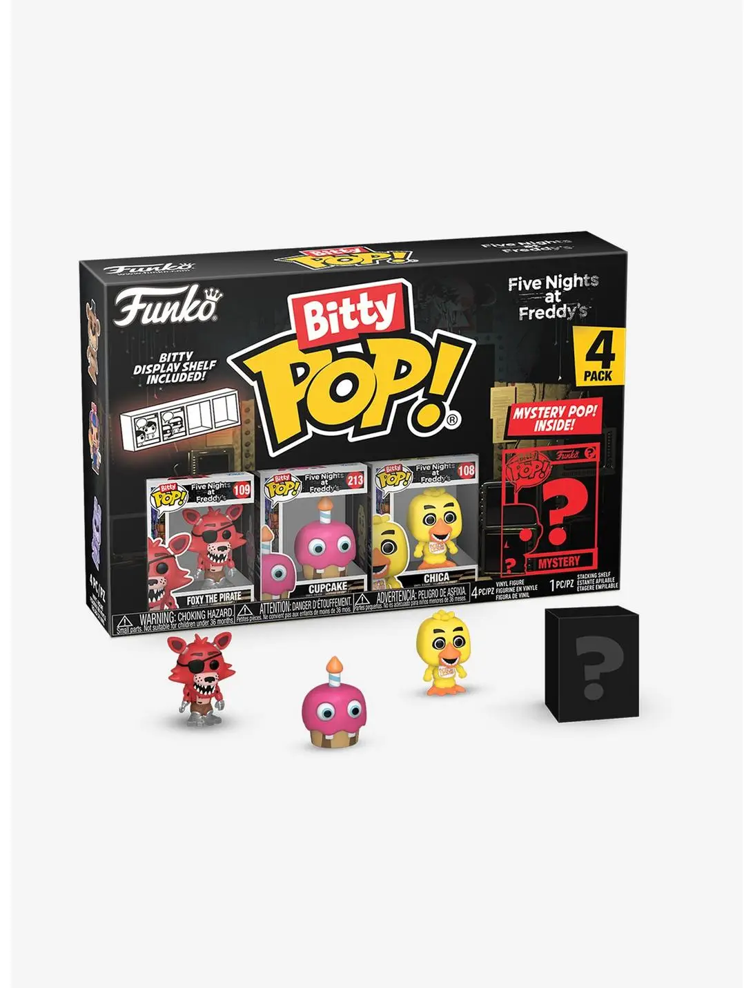 Funko Bitty Pop! Five Nights at Freddy's Foxy and Friends Blind Box Mini Vinyl Figure Set