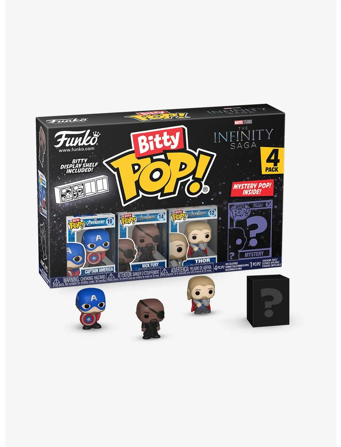 Funko Bitty Pop! Marvel Infinity Saga Captain America and Friends Blind Box Mini Vinyl Figure Set