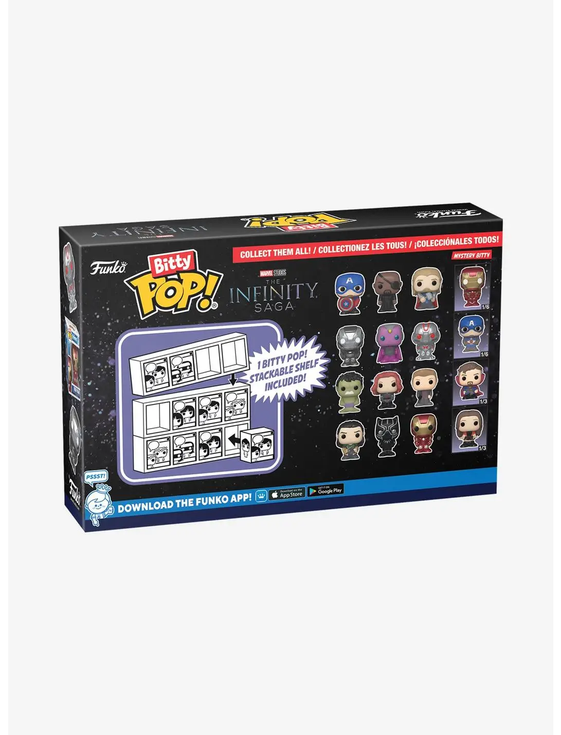 Funko Bitty Pop! Marvel Infinity Saga Hulk and Friends Blind Box Mini Vinyl Figure Set
