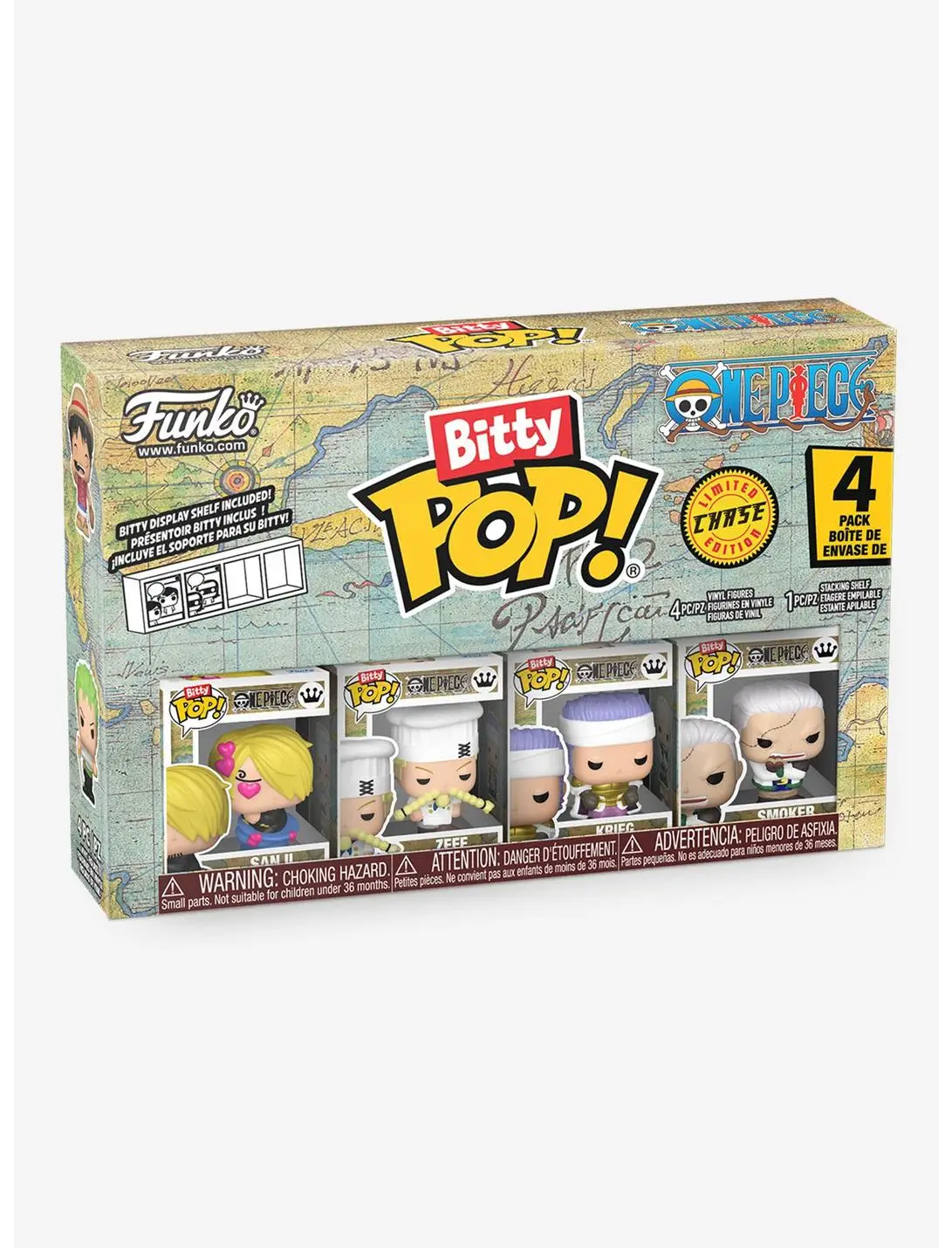 Funko Bitty Pop! One Piece Sanji and Friends Blind Box Mini Vinyl Figure Set