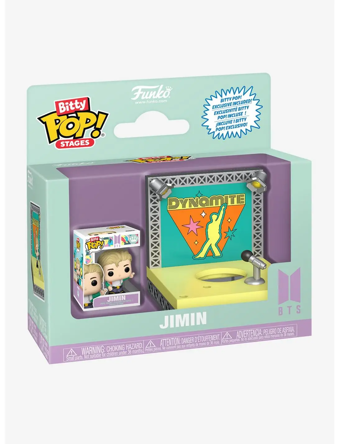 Funko Bitty Pop! Stages BTS Jimin Dynamite Vinyl Figure
