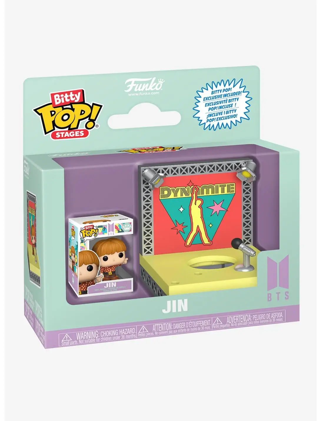 Funko Bitty Pop! Stages BTS Jin Dynamite Vinyl Figure