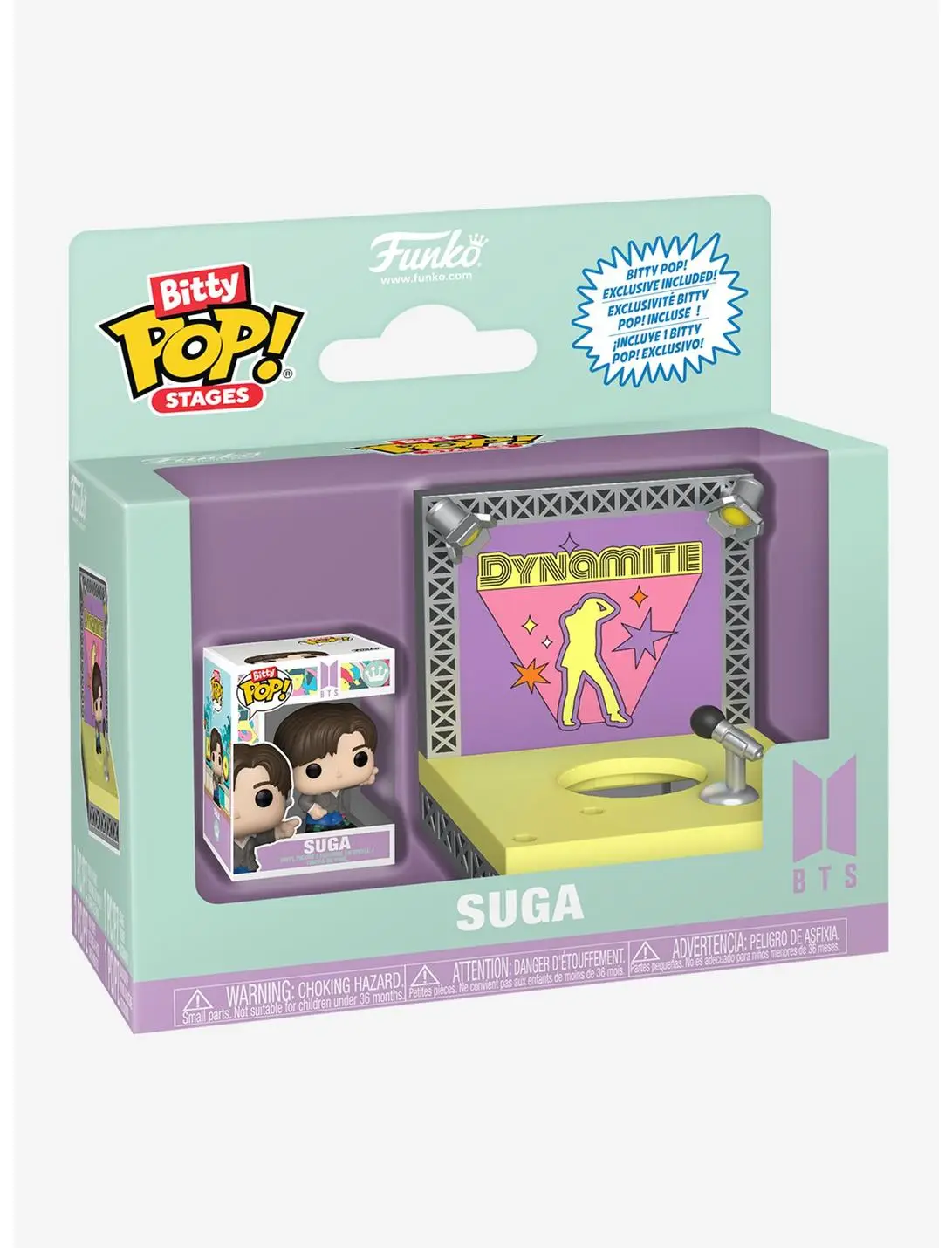 Funko Bitty Pop! Stages BTS Suga Dynamite Vinyl Figure