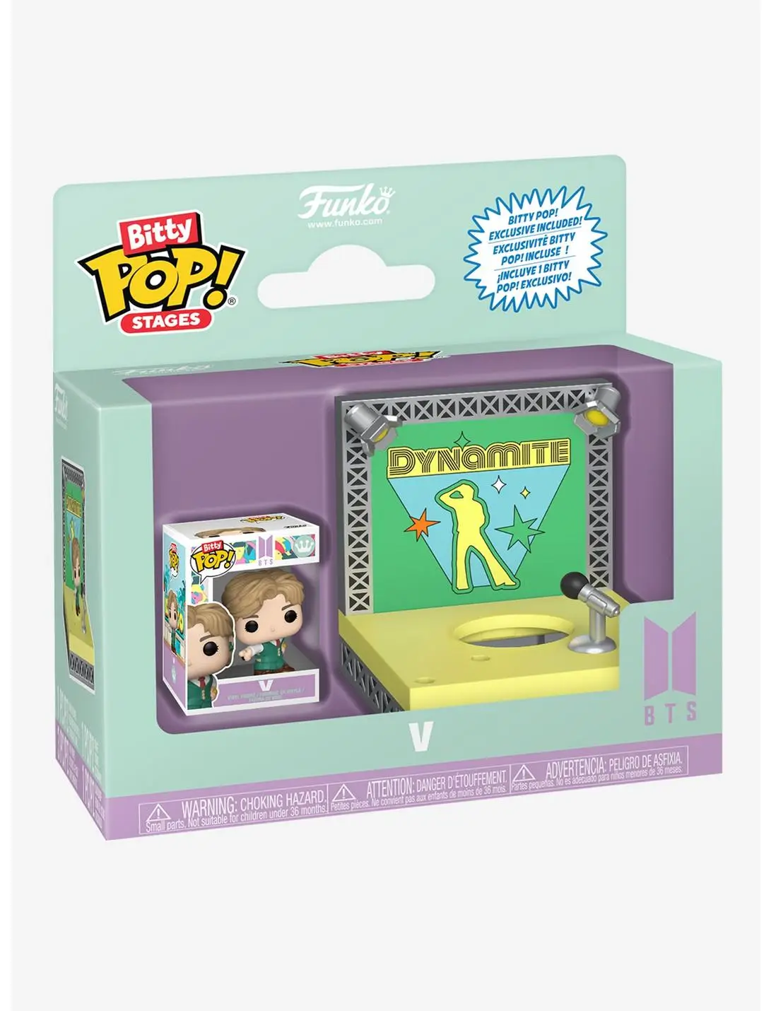 Funko Bitty Pop! Stages BTS V Dynamite Vinyl Figure