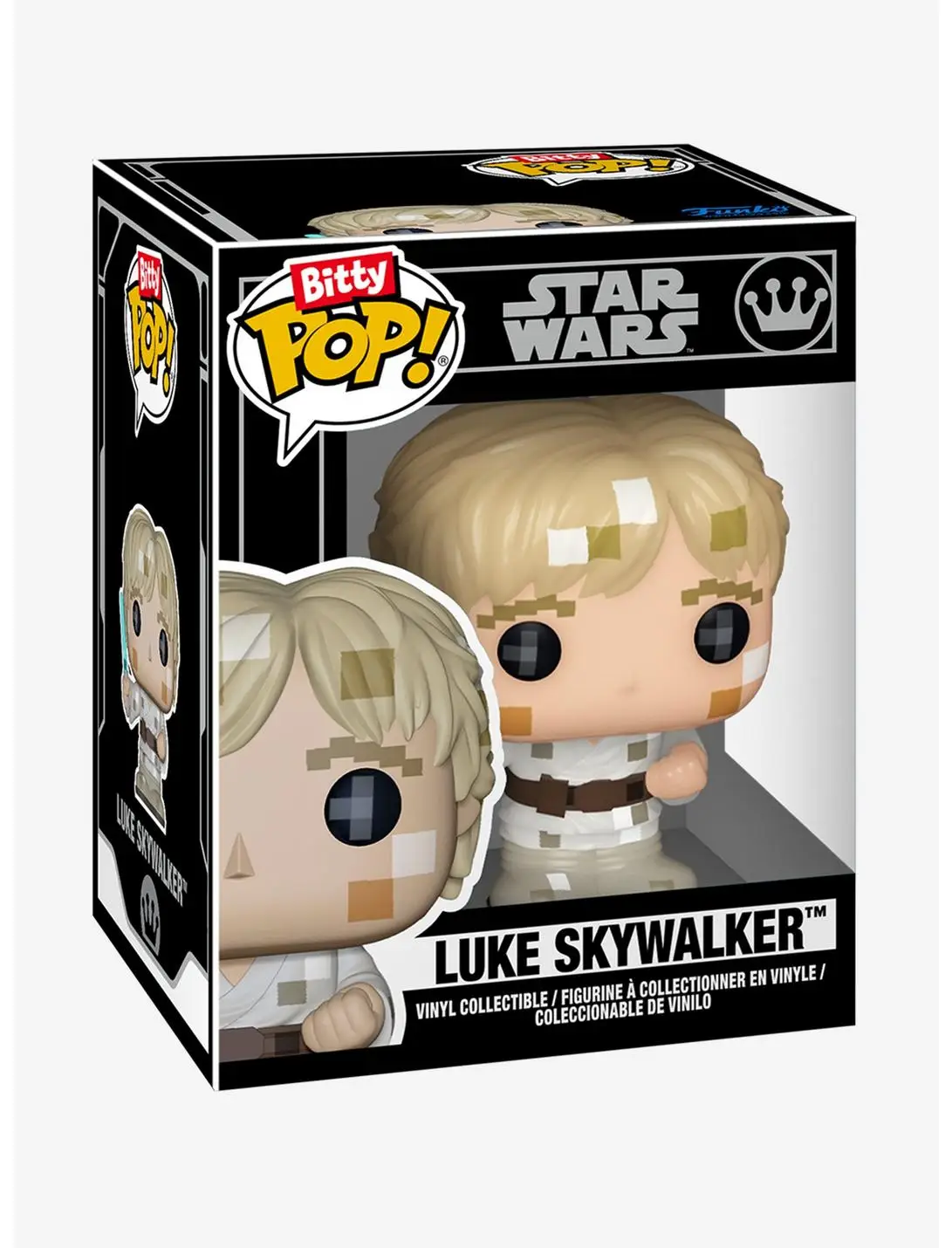 Funko Bitty Pop! Star Wars Luke Skywalker Mini Figure Arcade Display