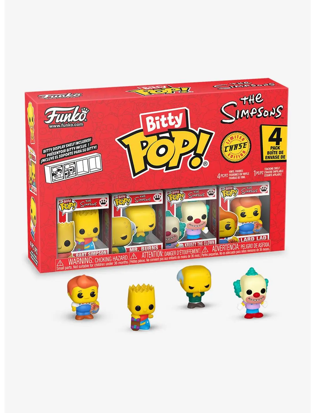 Funko Bitty Pop! The Simpsons Bart Simpson & Friends Mini Vinyl Figure Set