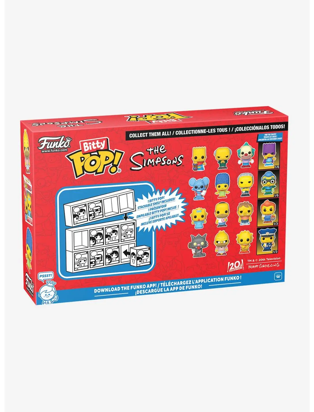 Funko Bitty Pop! The Simpsons Maggie Simpson & Friends Mini Vinyl Figure Set