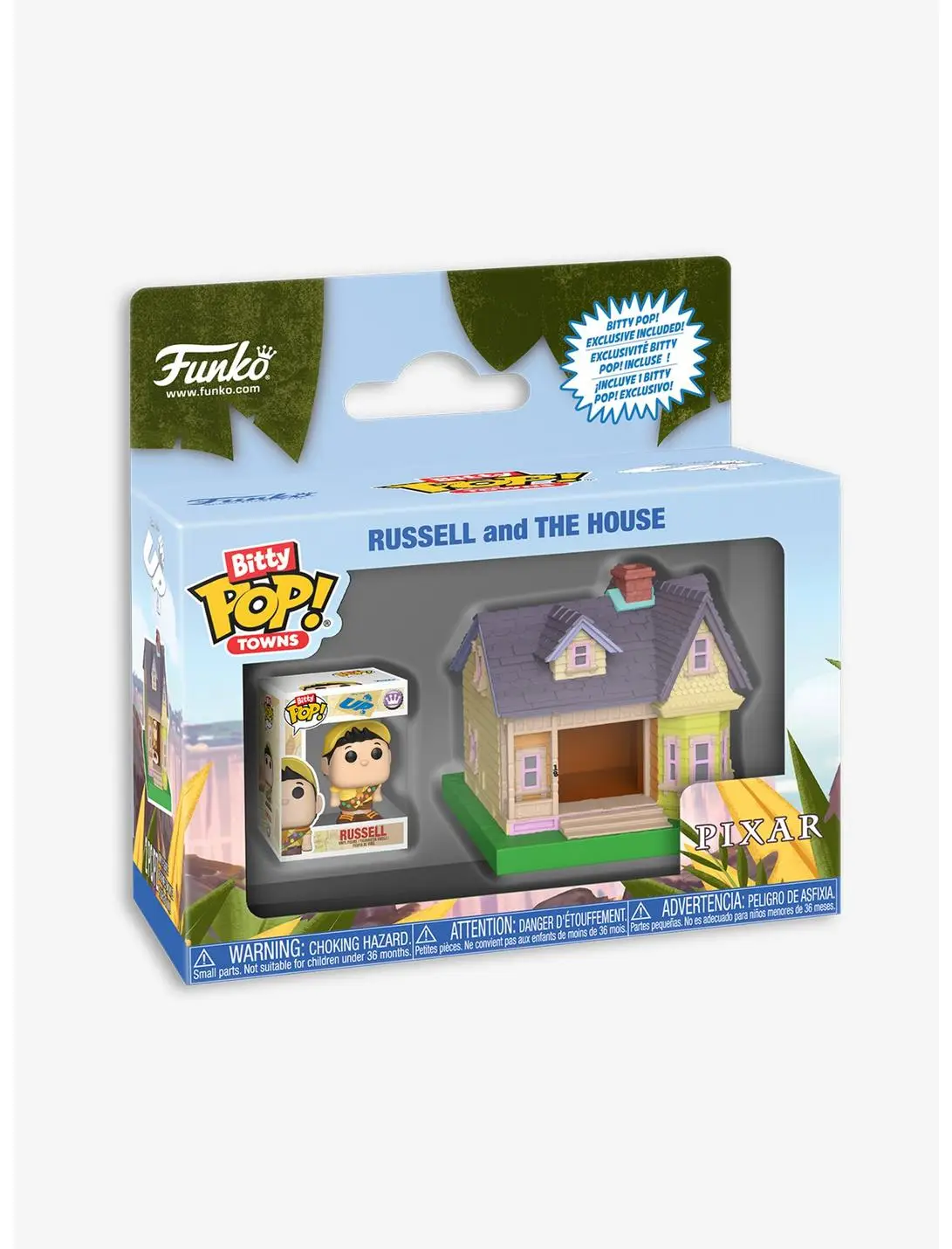 Funko Bitty Pop! Towns Disney Pixar Up Russell and The House Mini Figure Set