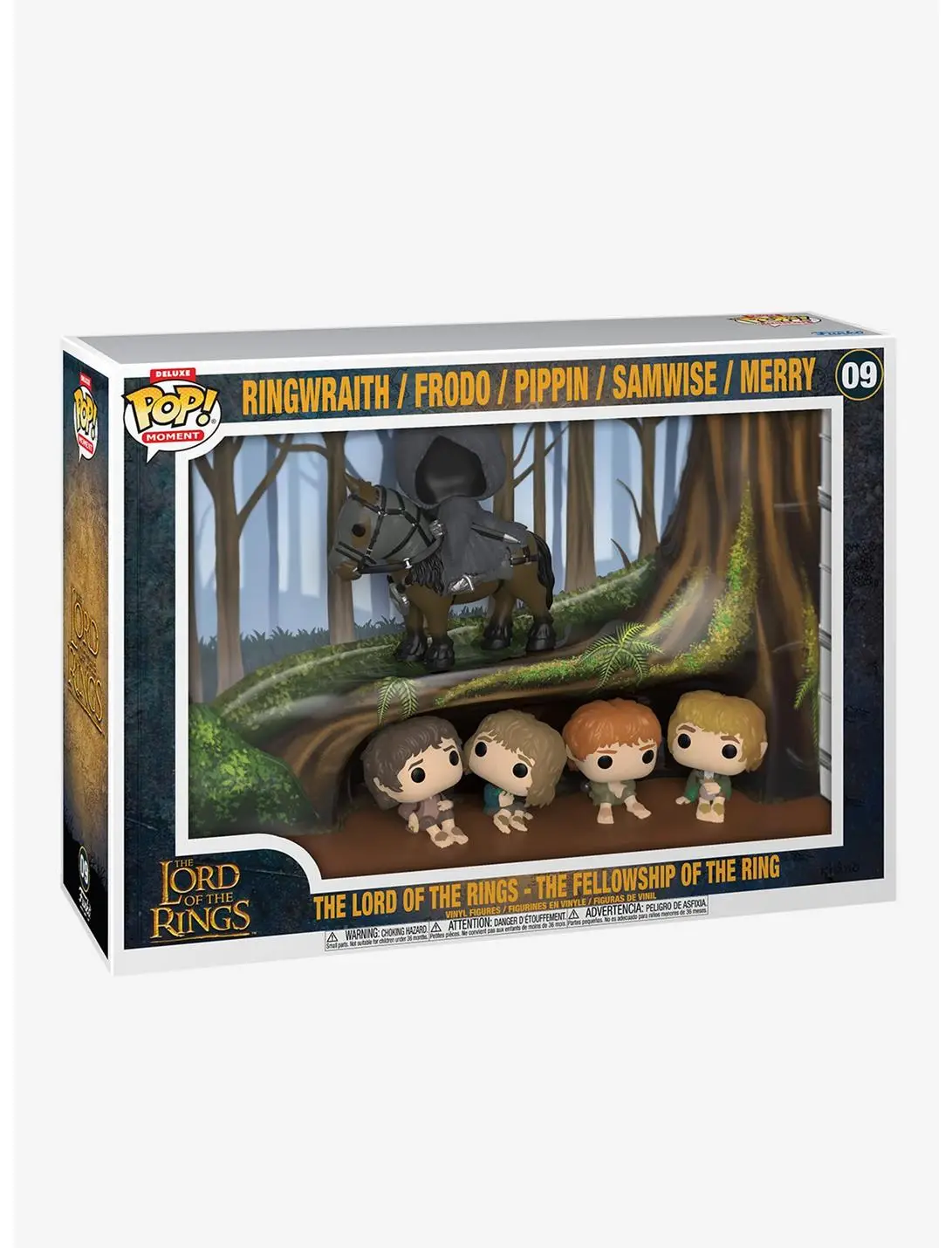 Funko Deluxe Pop! Moment The Lord of the Rings Ringwraith, Frodo, Pippin, Samwise, and Merry Vinyl Figure