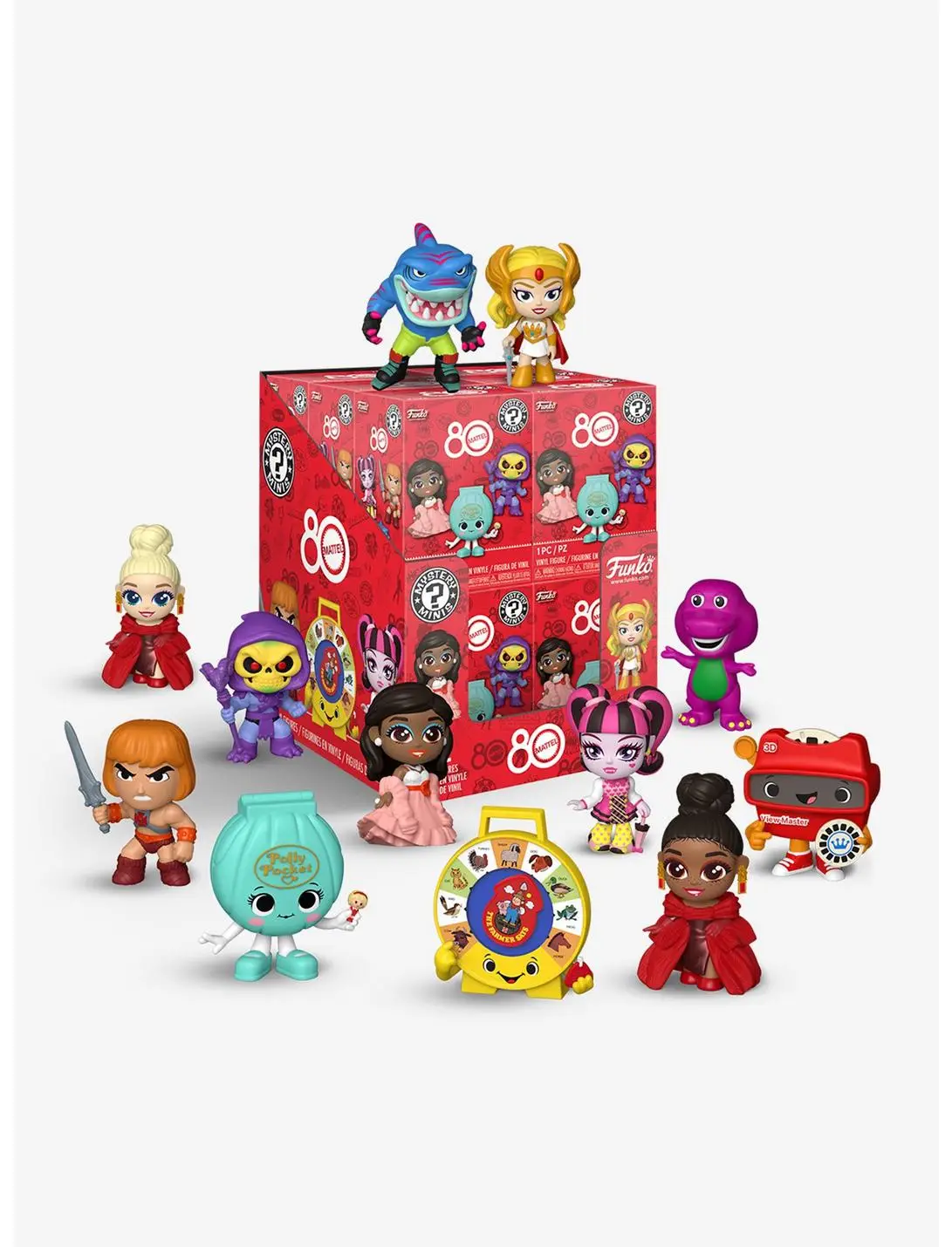 Funko Mystery Minis Retro Toys Mattel 80th Anniversary Blind Box Vinyl Figure