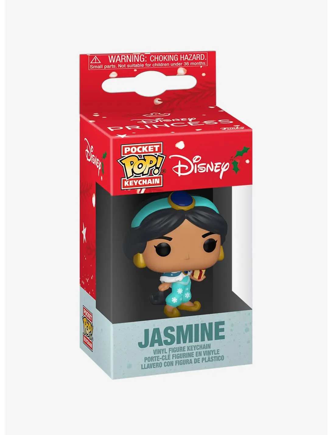 Funko Pocket Pop! Disney Aladdin Jasmine Holiday Vinyl Keychain — BoxLunch Exclusive