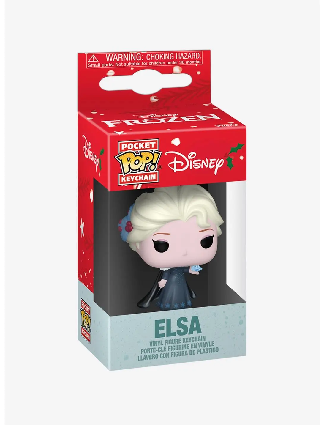 Funko Pocket Pop! Disney Frozen Elsa Holiday Vinyl Keychain