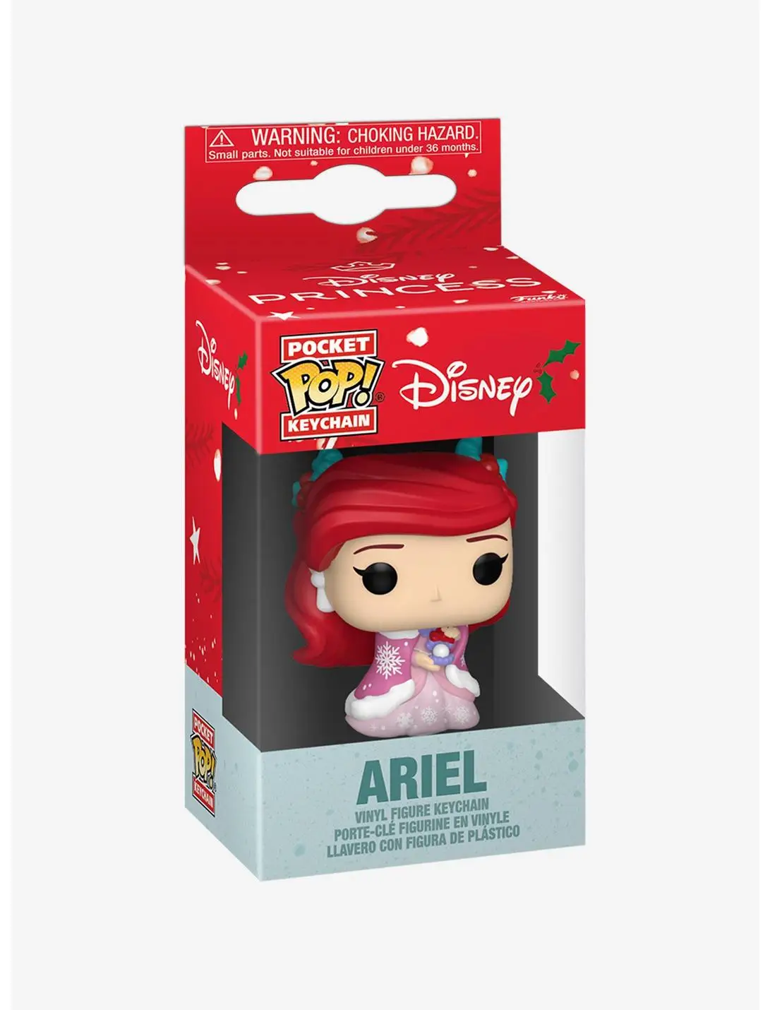 Funko Pocket Pop! Disney The Little Mermaid Ariel Holiday Vinyl Keychain