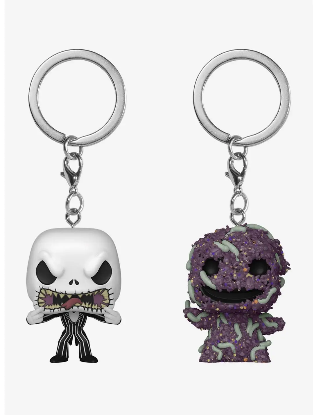 Funko Pocket Pop! Disney The Nightmare Before Christmas Jack Skellington & Oogie Boogie Keychain Set
