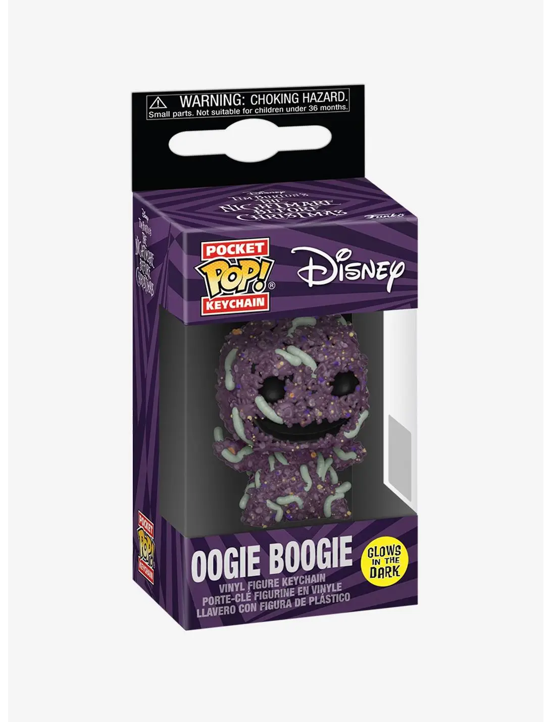 Funko Pocket Pop! Disney The Nightmare Before Christmas Oogie Boogie Glow-in-the-Dark Vinyl Keychain