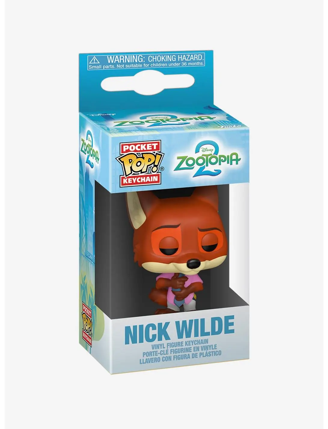 Funko Pocket Pop! Disney Zootopia 2 Nick Wilde Vinyl Keychain - BoxLunch Exclusive